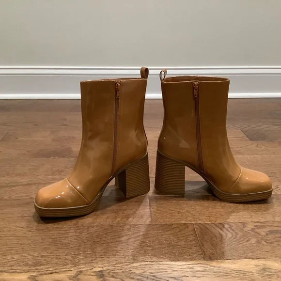 BP Millie Platform Block Heel Booties - Picture 3 of 3